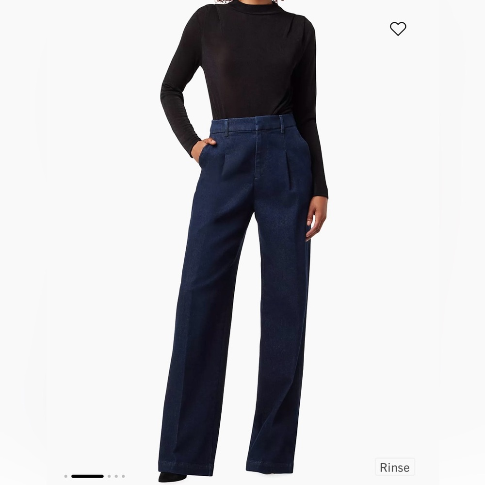 Joe’s Jeans Flaunt High Rise Stretch Wide Leg Trouser
